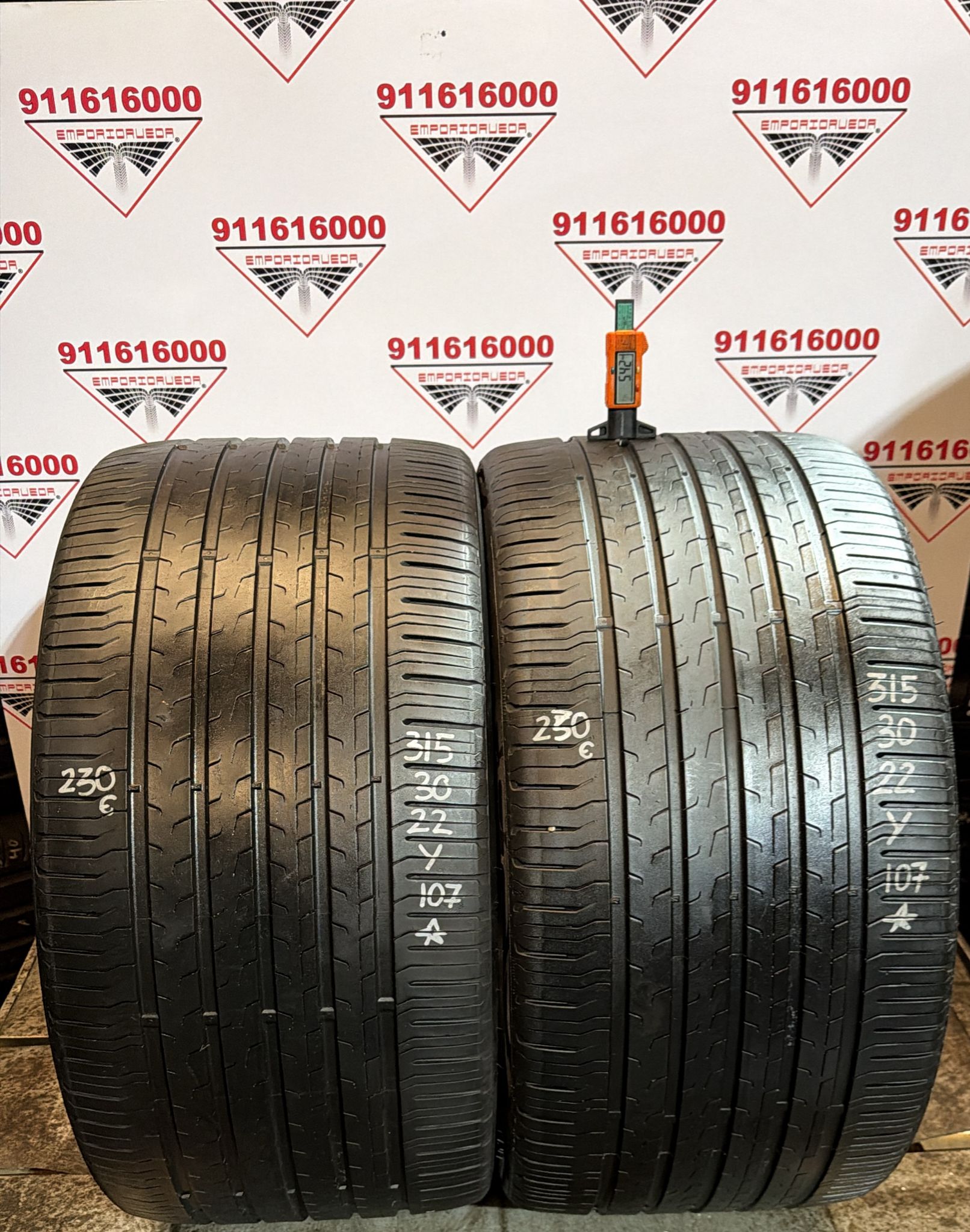 CONTINENTAL ECOCONTACT 6 USADO  315/30 R22 107 Y